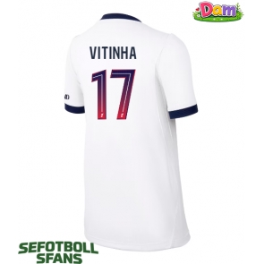 Paris Saint-Germain Vitinha #17 Bortatröja Kvinnor 2026-27 Kortärmad